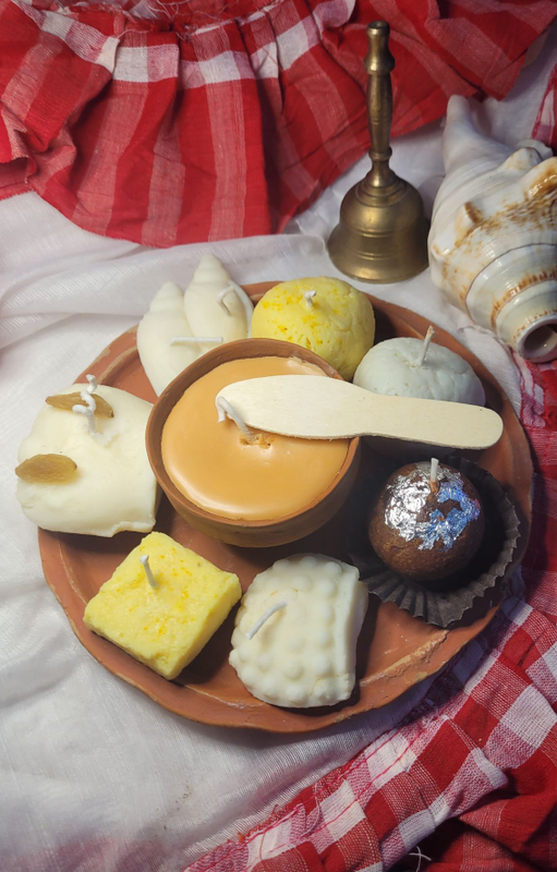 Bengali Sweets Candle Set Of 5
